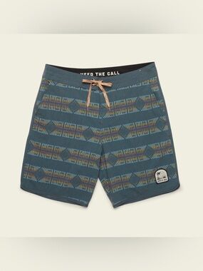 Howler Brothers Bruja Boardshorts 18.5" COLOR: Mescal : Petrol - Size 36